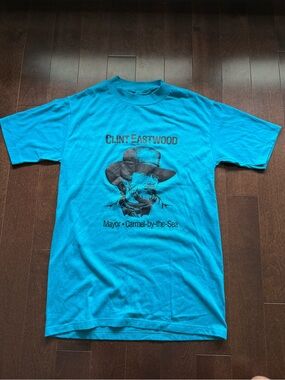 Vintage Clint Eastwood Mayor Carmel by the Sea Political Campaign 80’s T Shirt